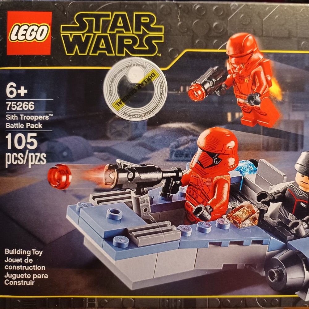New LEGO Star Wars Sith Troopers Battle Pack Disney Set 75266